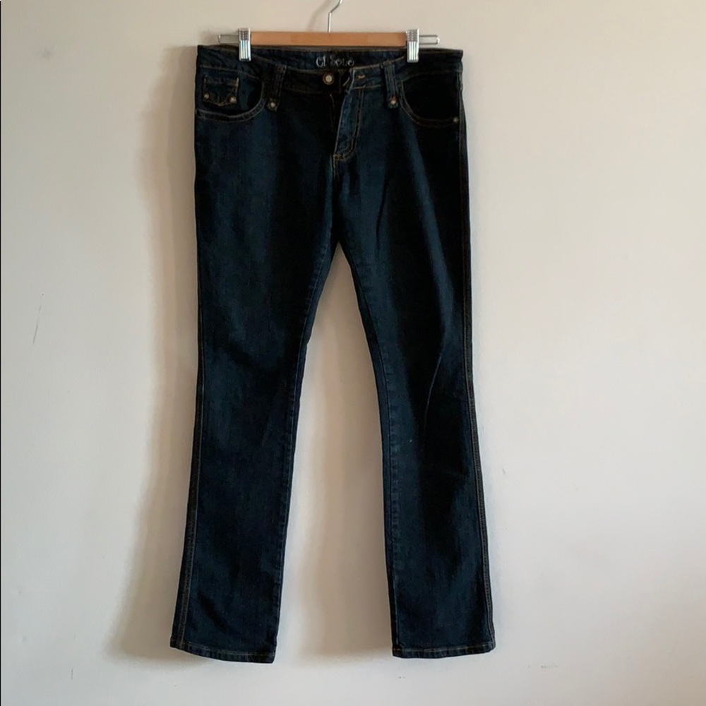 Ci Sono stretch, straight legged jeans.